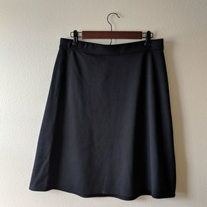 Black A-line Skirt